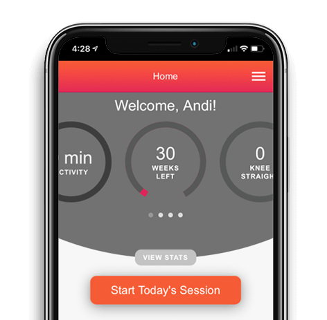 Motion iQ app on phone